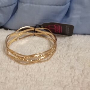 A Narrow Escapade Gold Bracelet